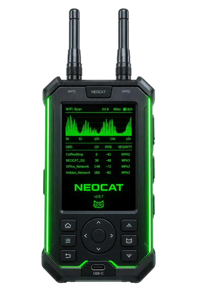 HexLab MultiTool — handheld cybersecurity pentesting device